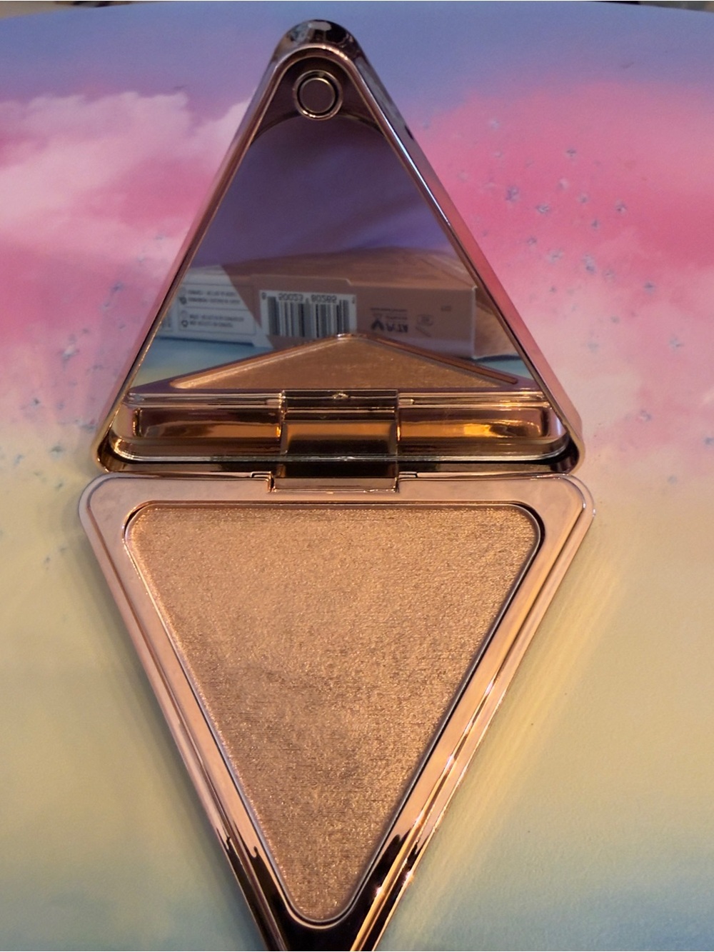 Lys Beauty Aim High Pressed Highlighter Powder Rose Gold New In Box Full Size. R